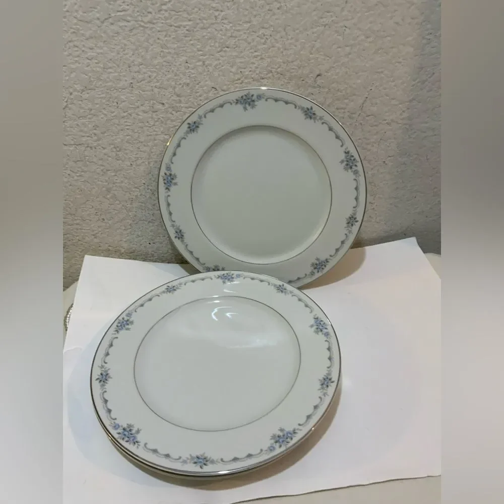 TWO Style House  anniversary dinner plates 101/2” Fine china G26